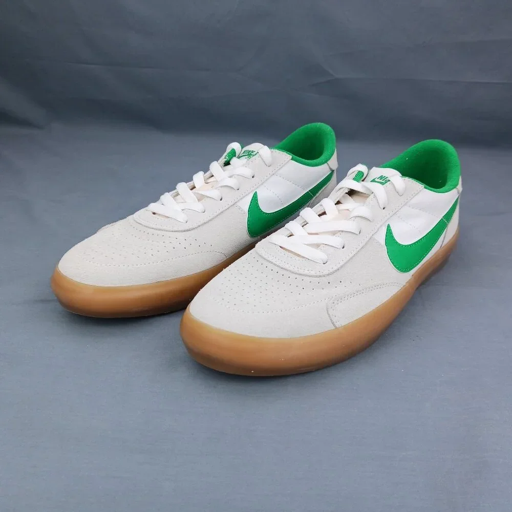 Nike SB Heritage Vulc Mens Sneakers CD5010 101 White Green Size 10-14 NO BOX TOP